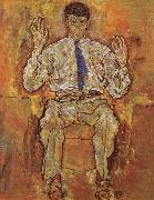 Egon Schiele Portrait of Albert Paris von Gutersloh Germany oil painting artist
